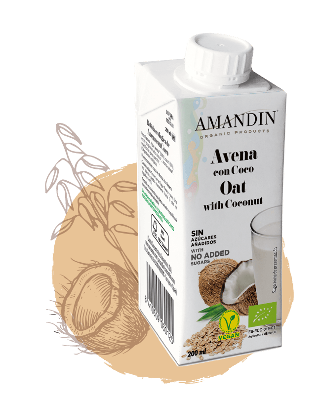 Amandin - Beguda civada amb coco 1l