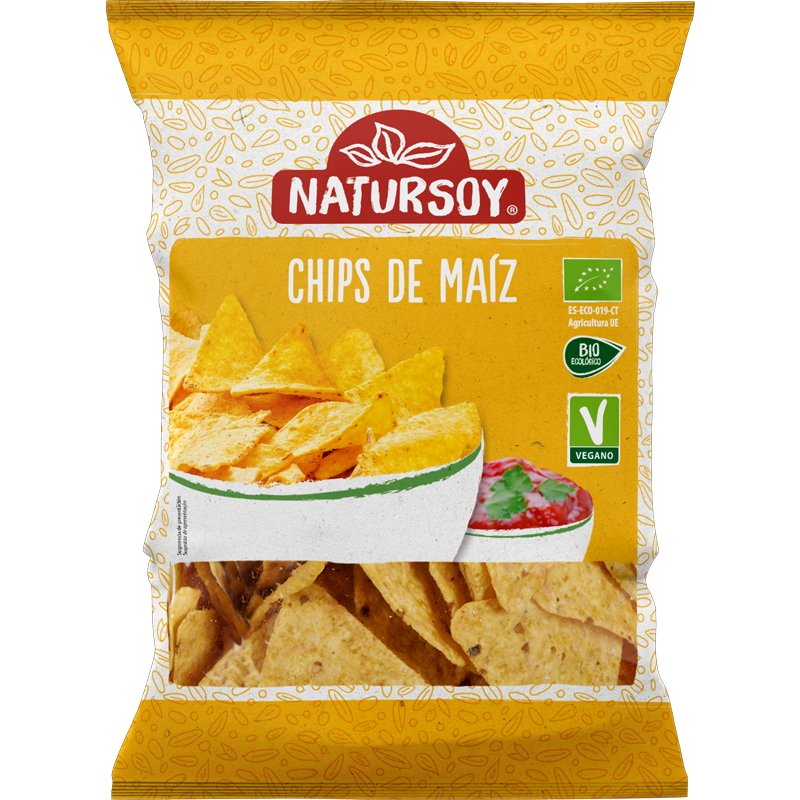 Natursoy - Xips de blat de moro 125 g