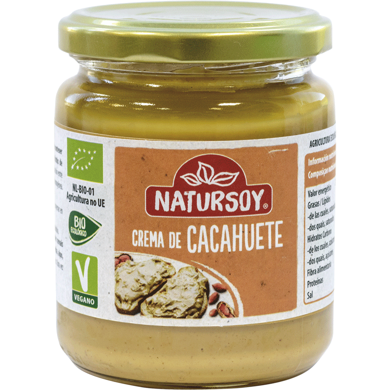 Natursoy - crema cacauet sense sal