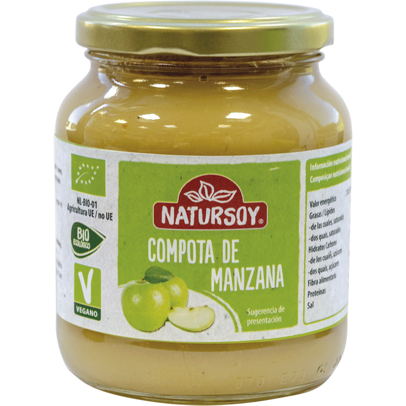 Natursoy - Compota poma 370 g