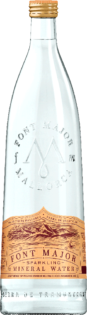 Aigua Fontmajor amb gas 1l