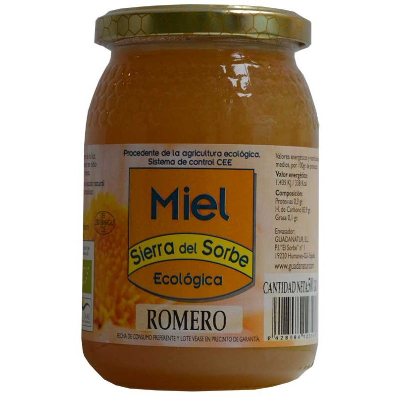 MEL ECO Sierra del Sorbe - Mel Romaní 500 g