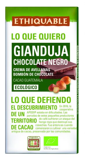 Xocolata negra 55% gianduja 100 g - Ethiquable