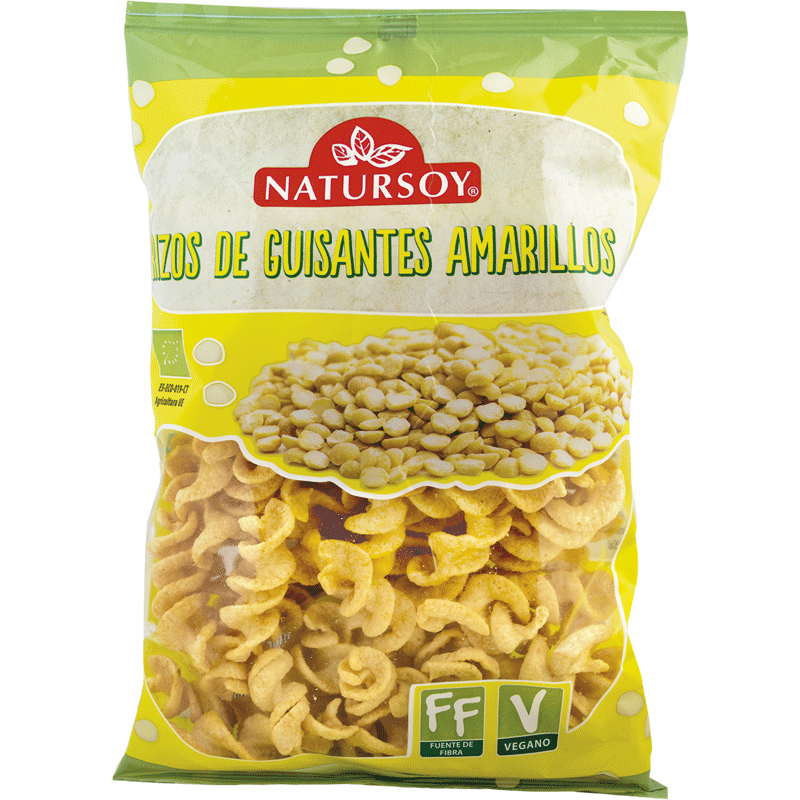 Natursoy - espirals de pèsols grocs