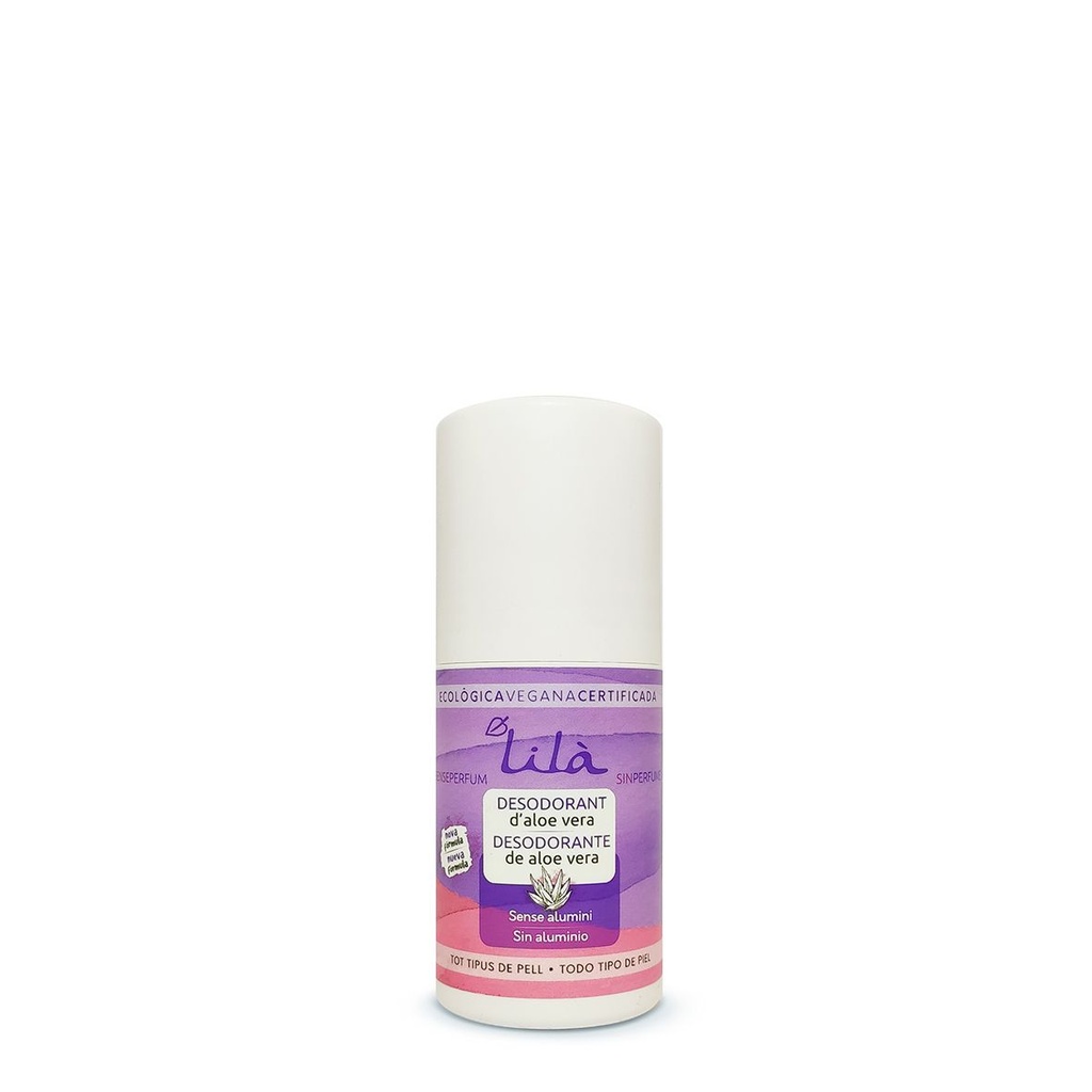 Lilà-Desodorant d'àloe vera sense perfum