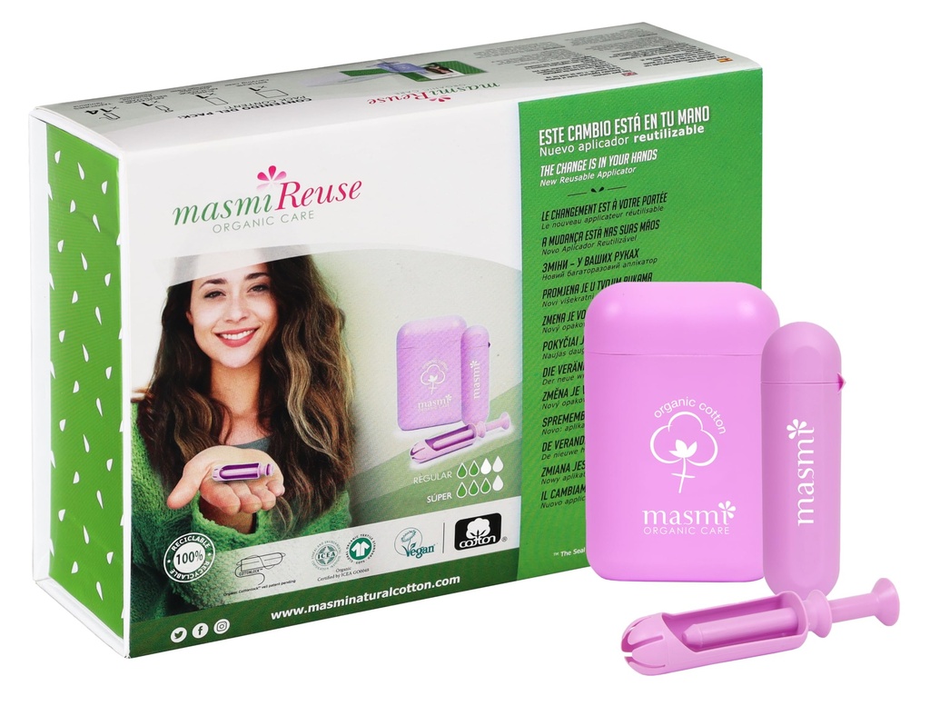 Masmi aplicador reutilitzable regular i super