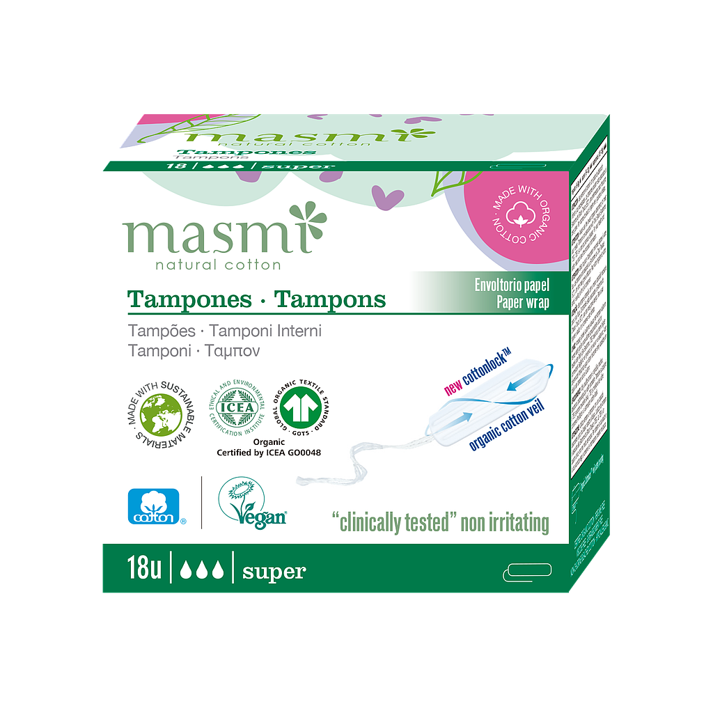 Masmi tampó digital super 18u cotó eco
