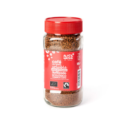 Cafè descafeinat soluble Bio liofilitzat A3 100 g