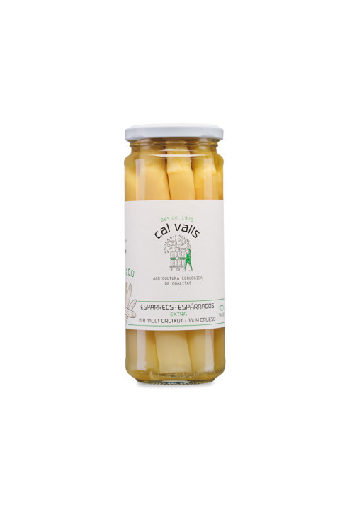 Cal Valls - Espàrrecs blancs molt gruixuts 420g