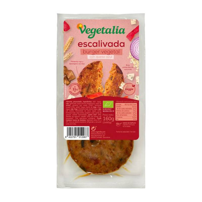 VG Vegeburguer escalivada i formatge blau bio160g