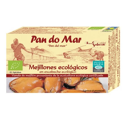 Pan do mar - Musclos en escabetx 120 g (petit)