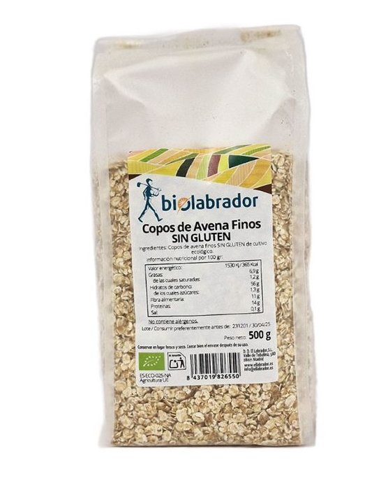 Labrador - Flocs de civada fins s/gluten 500 g