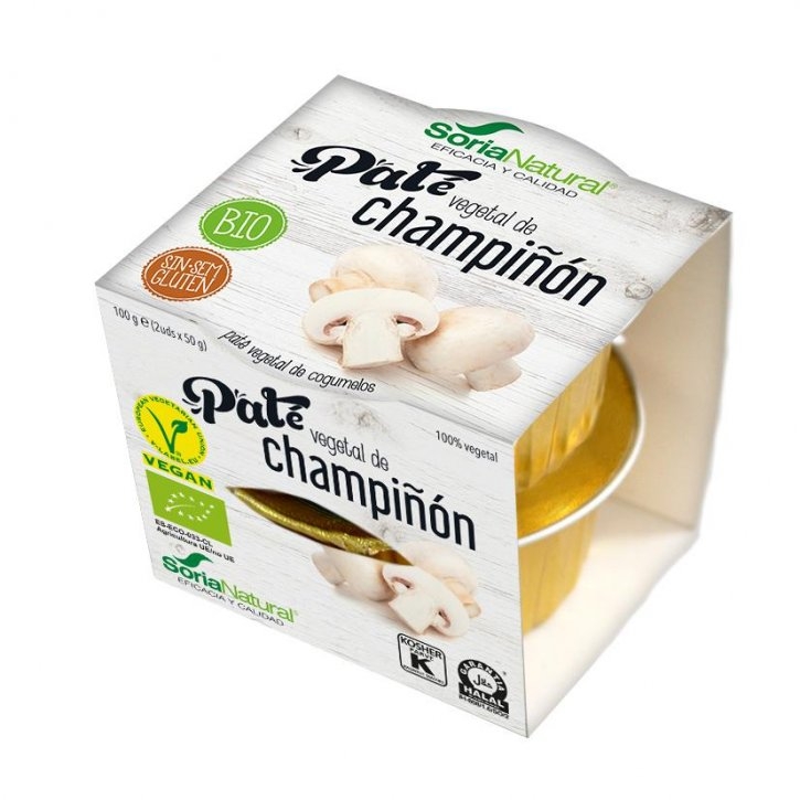 SoriaNatural- Paté de xampinyons 100g