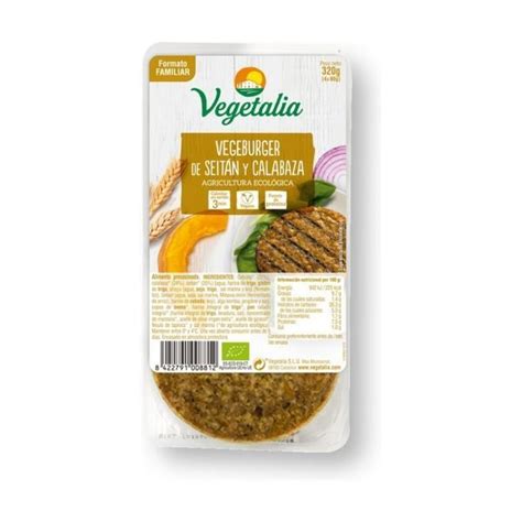 VG Vegeburguer seitan i carabassa 160g