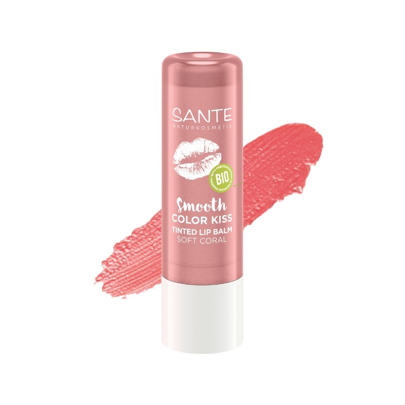 SANTE- Bàlsam labial color kiss 01 CORAL