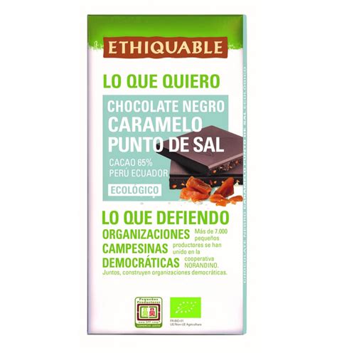 Xocolata negra 65% caramel sal 100 g