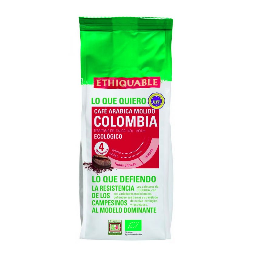 Cafè aràbica Colombia Bio molt 250 g