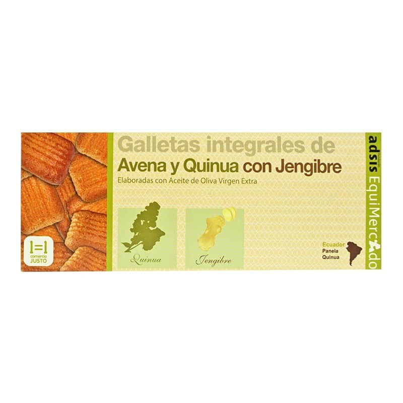 Galetes civada,quinoa i gingebre 125 g
