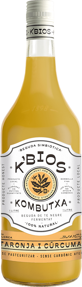 K-BIOS - Kombutxa Taronja i Cúrcuma 1 L