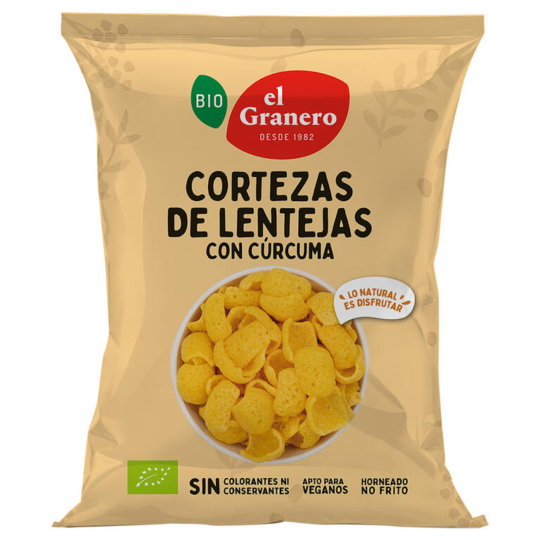 Xips llenties BIO El Granero 65 g