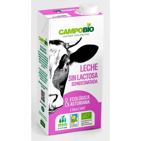 Campobio - llet semi vaca sense lactosa 1l
