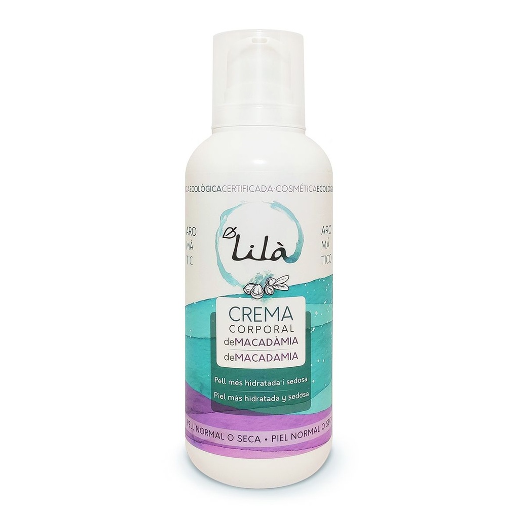 Lilà- Crema corporal macadàmia 400 ml