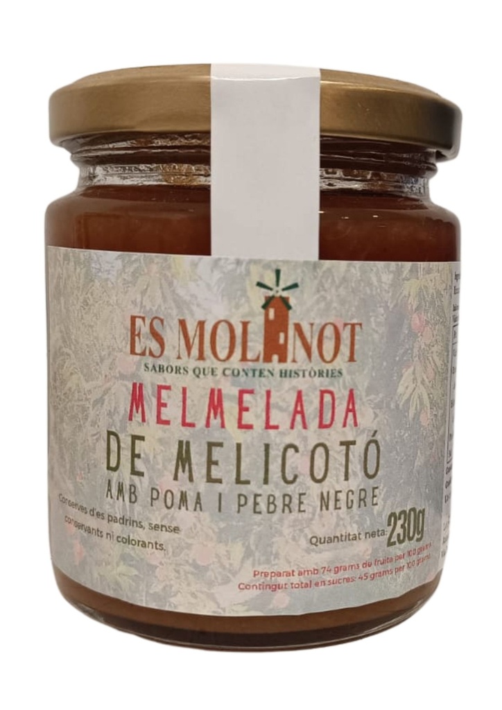 Melmelada de melicotó NO ECO 230g
