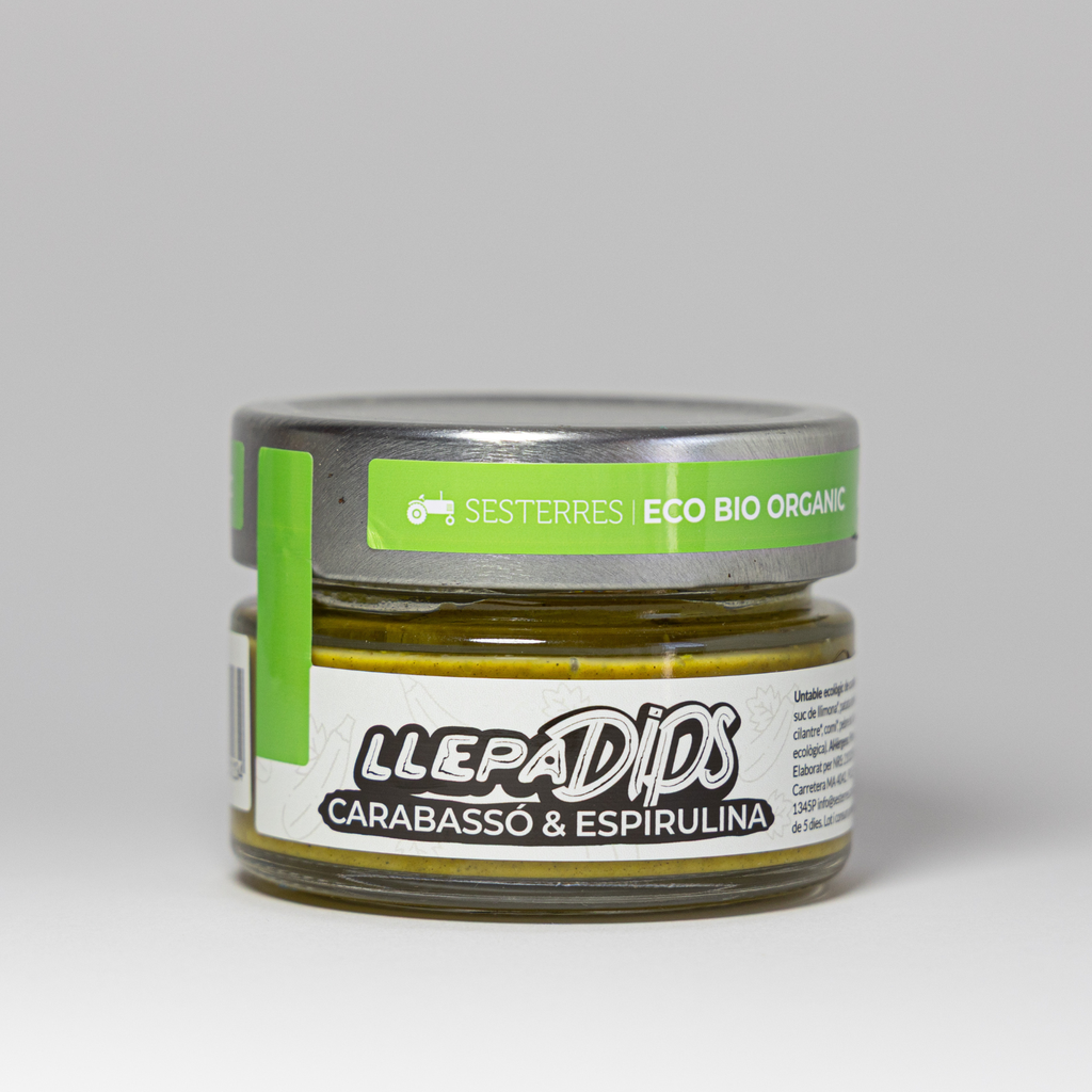 Llepadips carabassó i espirulina 100g Ses terres
