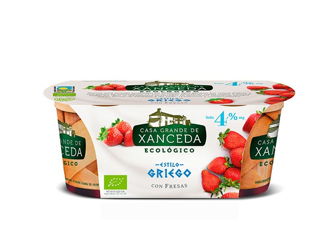 Iogurt grec vaca maduixa Casa Xanceda