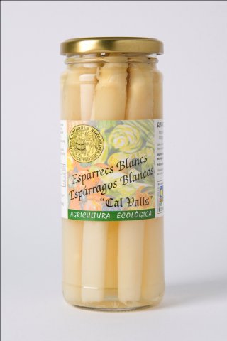 Cal Valls - Espàrrecs blancs gruixuts 420g