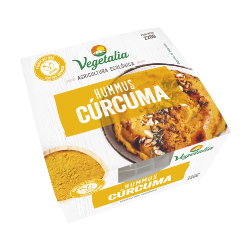 Vegetalia - Hummus de cúrcuma fresc bio 220 gr