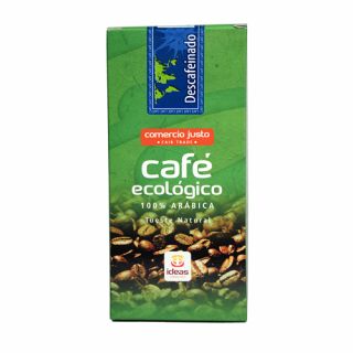 Cafè Descafeinat Perú Bio molt 100% Aràbica  250 gr 