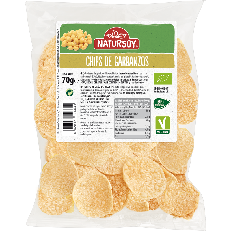 Natursoy- chips de cigrons