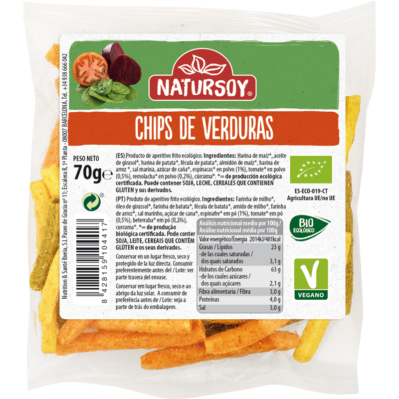Natursoy- chips de verdures