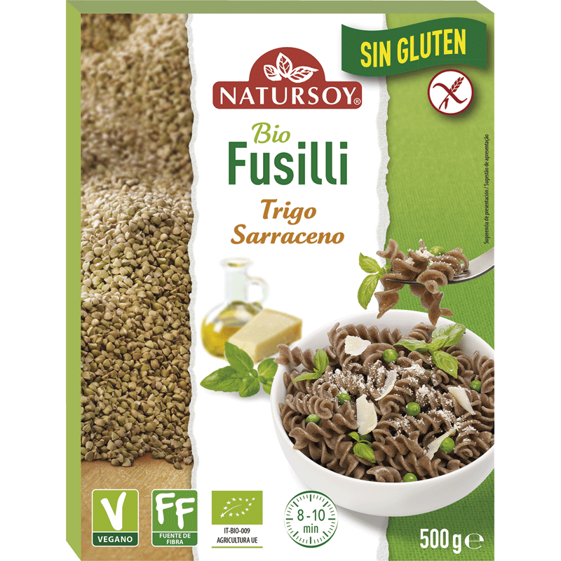 Natursoy - fusilli blat sarraí sense gluten