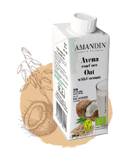 Amandin - Beguda civada amb coco 1l