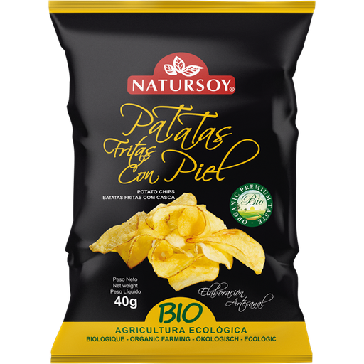 Natursoy - patates fregides amb pell 125 g