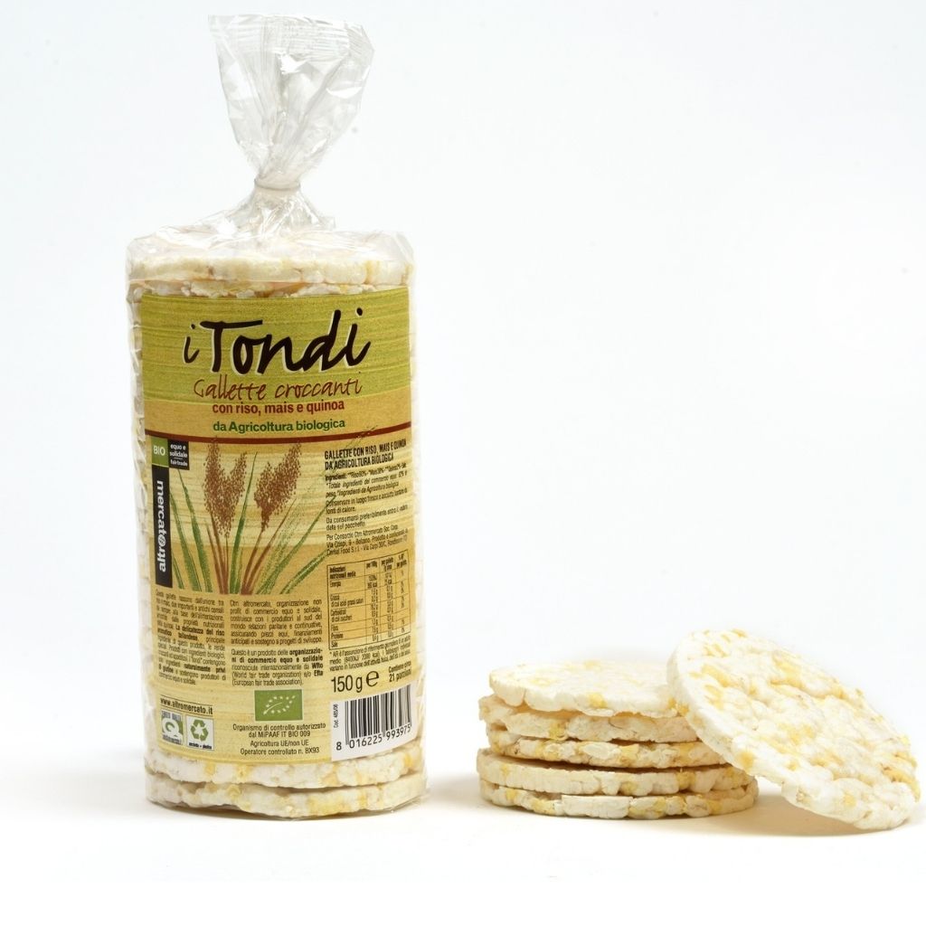 Galetes bio Tondi arròs, quinoa i sèsam 150gr