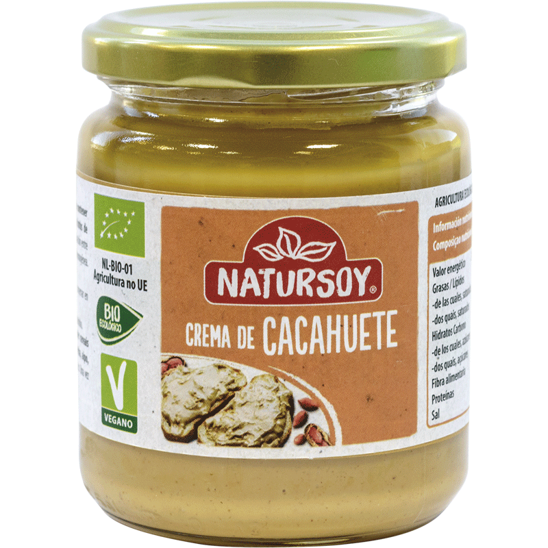Natursoy- crema cacahuet sense sal