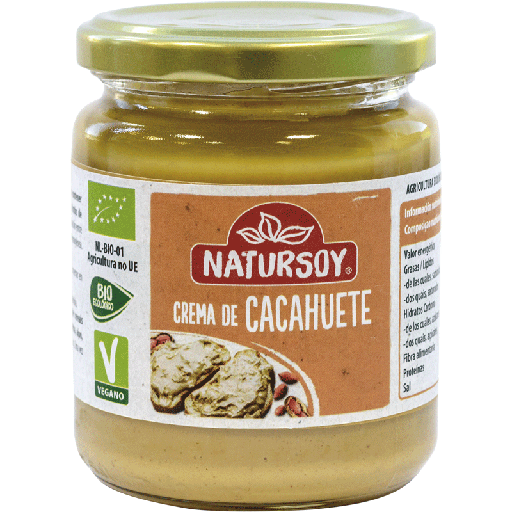 Natursoy - crema cacahuet sense sal