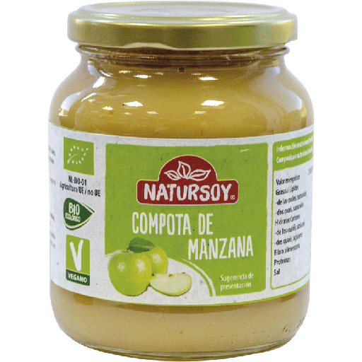 Natursoy - Compota poma 370 g