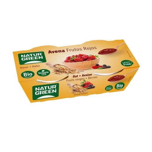 Naturgreen - postres de civada i fruits vermells