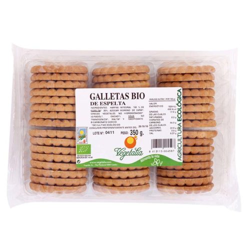 Vegetalia - galetes maria d'espelta integral 350 gr