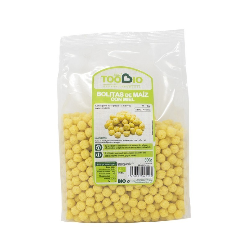 TOOBIO - boles blat de moro amb mel 300 gr