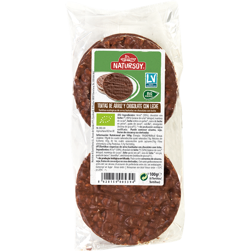 Natursoy - Coquetes d'arròs i garrova