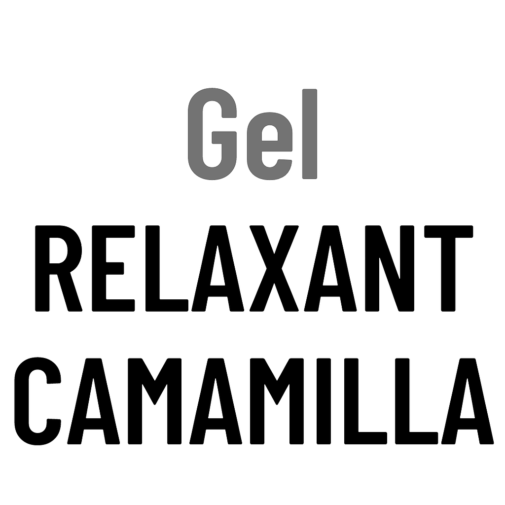 Gel relaxant camamilla GRANEL TOT HERBA