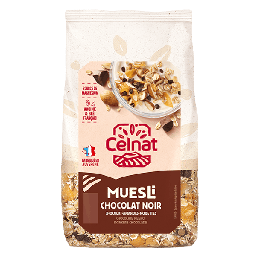 20-179 MUESLI SIN GLUTEN CHOCOLATE CELNAT BIO AB 375g