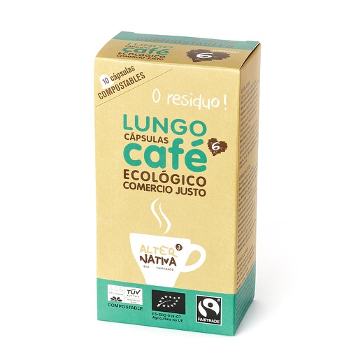 Cafè capsules compostables LUNGO 10 unitats - A3