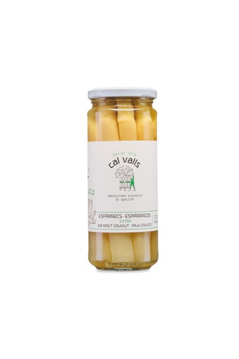 Cal Valls - Espàrrecs blancs molt gruixuts 420g