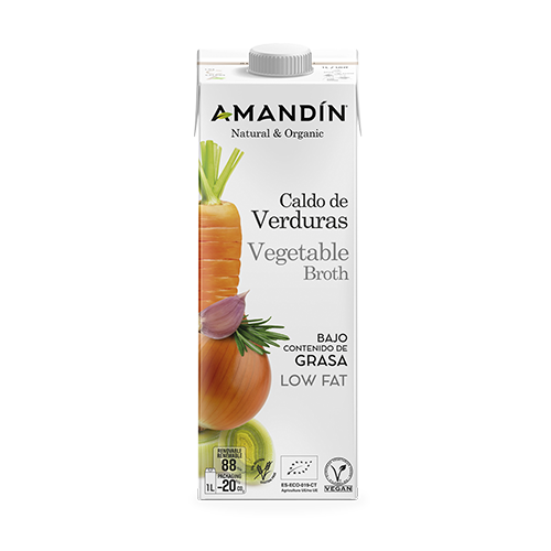 Amandín - Brou de verdures ECO 1l